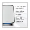 Netgear Orbi RBK852 AX6000 Mbps Gigabit Tri-band Wi-Fi System Network Router Netgear Orbi RBK852 AX6000 Mbps Gigabit Tri-band Wi-Fi System Network Router