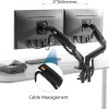 North Bayou F160 Dual Monitor Desk Mount