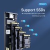 ORICO AM2C3-2SN Dual-bay M.2 NVME + SATA SSD Enclosure