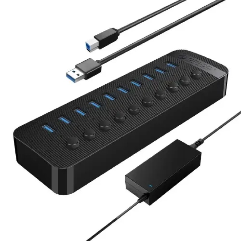 Orico CT2U3-10AB 10 Port USB 3.0 Hub With Individual Switch Orico CT2U3-10AB 10 Port USB 3.0 Hub With Individual Switch