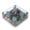 Orico MH4UC-C3 4-Port Transparent USB3.0 Hub Orico MH4UC-C3 4-Port Transparent USB3.0 Hub
