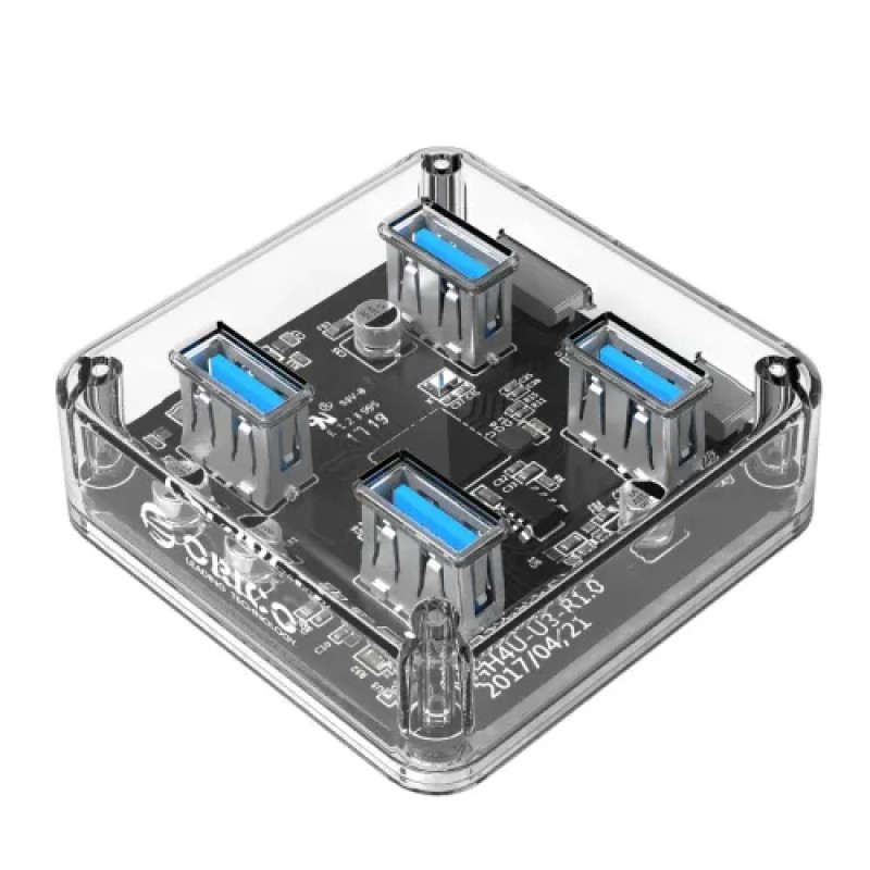 Orico MH4UC-C3 4-Port Transparent USB3.0 Hub Orico MH4UC-C3 4-Port Transparent USB3.0 Hub