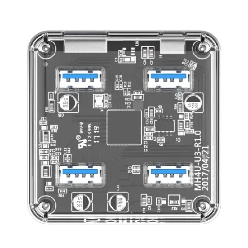 Orico MH4UC-C3 4-Port Transparent USB3.0 Hub Orico MH4UC-C3 4-Port Transparent USB3.0 Hub