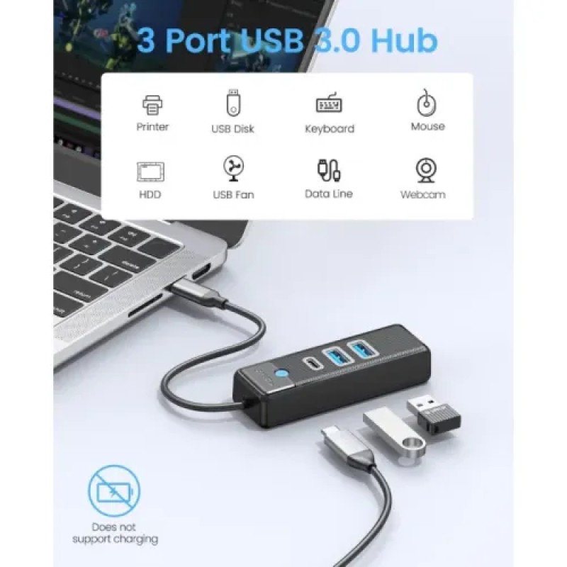 Orico PWC2U-C3-015 3 Ports USB 3.0 Hub Orico PWC2U-C3-015 3 Ports USB 3.0 Hub