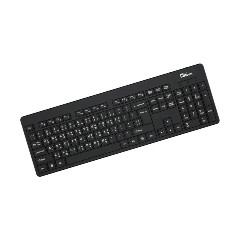 PC Power 604 Wired Keyboard with Bangla PC Power 604 Wired Keyboard with Bangla