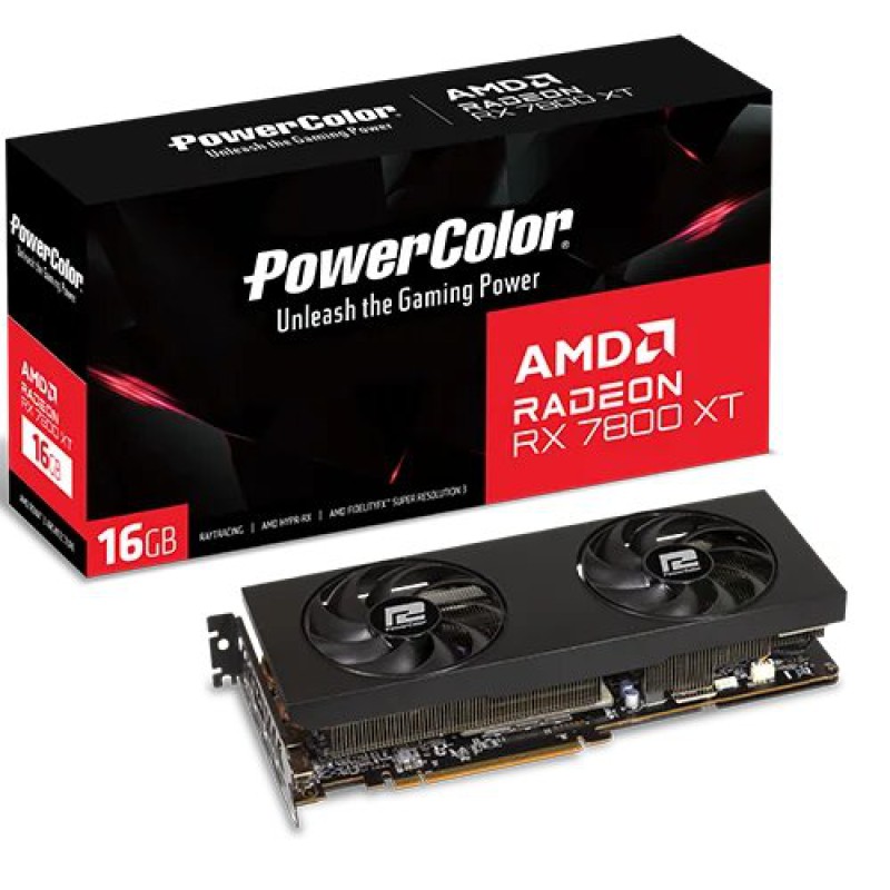 PowerColor AMD Radeon RX 7800 XT 16GB GDDR6 Graphics Card
