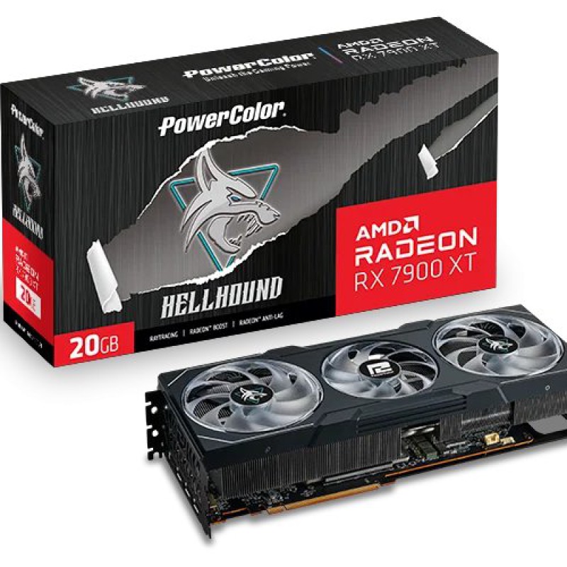 PowerColor Hellhound AMD Radeon RX 7900 XT 20GB GDDR6 Graphics Card