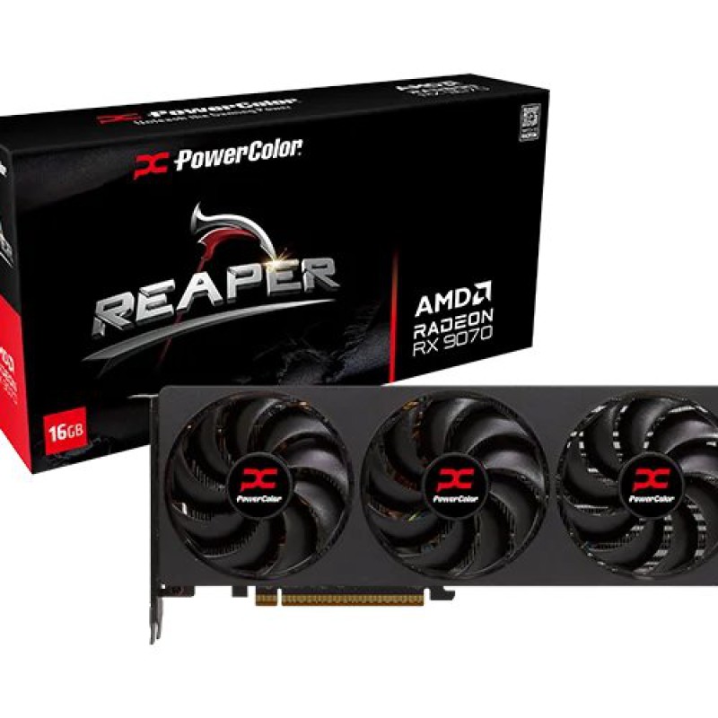 PowerColor Reaper AMD Radeon RX 9070 16GB GDDR6 Graphics Card