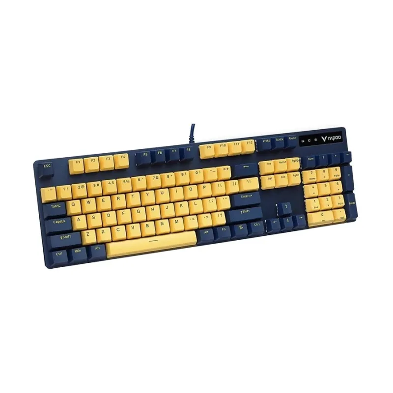 Rapoo V500PRO Backlit Wired Yellow-Blue Mechanical Gaming Keyboard Rapoo V500PRO Backlit Wired Yellow-Blue Mechanical Gaming Keyboard