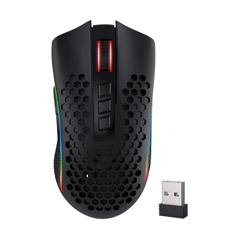 Redragon Storm Pro M808-KS RGB USB 2.4G Wireless Lightweight Gaming Mouse