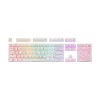 Redragon A130 Pudding 104 Keys Standard Doubleshot PBT Keycap Set White Redragon A130 Pudding 104 Keys Standard Doubleshot PBT Keycap Set White