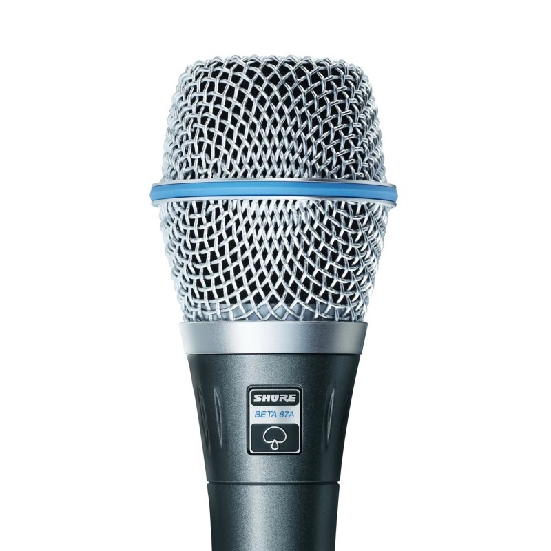 Shure Beta 87A Supercardioid Condenser Handheld Vocal Microphone