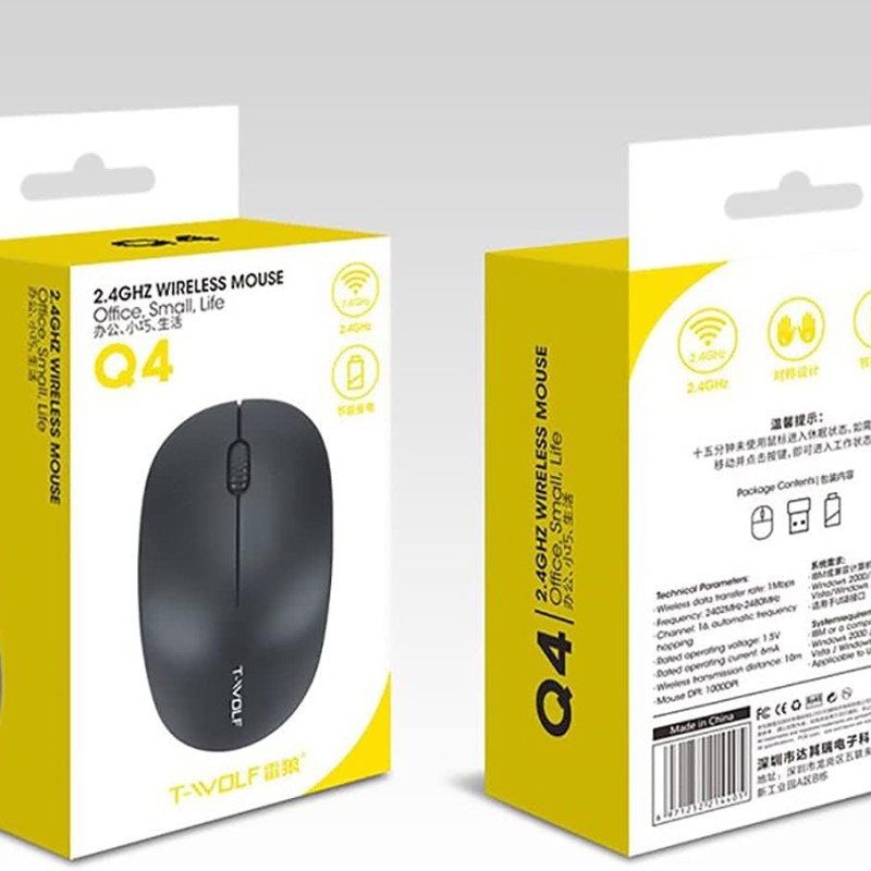 T-WOLF Q4 Optical Wireless mouse T-WOLF Q4 Optical Wireless mouse