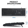 T-WOLF T15 104 Keys USB Wired Keyboard
