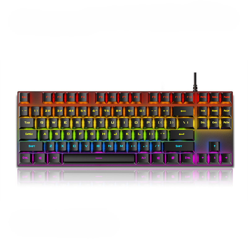 T-WOLF T18 Blue Switch RGB Gaming Mechanical Keyboard
