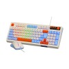 T-WOLF TF100 Wired Keyboard Mouse Gaming Combo