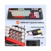 T-Wolf T70 Tri Mode Hotswappble RGB Mechanical Gaming Keyboard