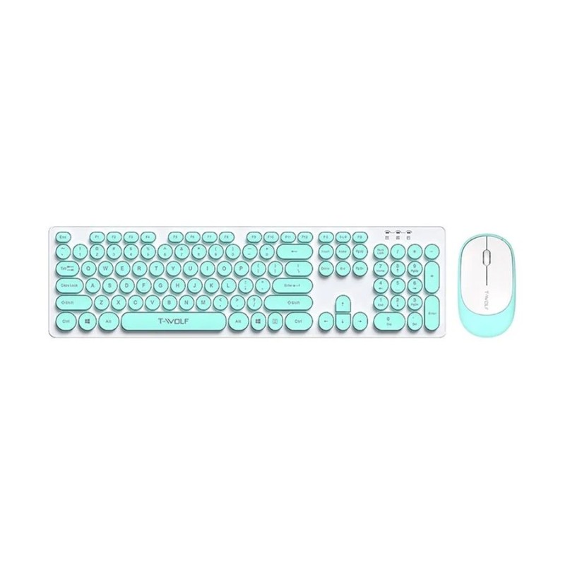 T-Wolf TF770 Wireless Keyboard Mouse Combo