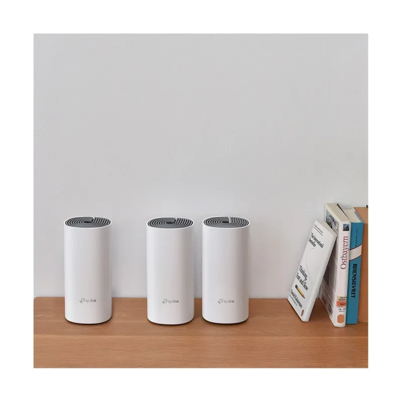 TP-Link Deco E4 AC1200 Mbps Ethernet Dual-Band Wi-Fi System (3-Pack) TP-Link Deco E4 AC1200 Mbps Ethernet Dual-Band Wi-Fi System (3-Pack)