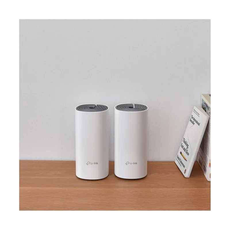 TP-Link Deco E4 AC1200 Mbps Ethernet Dual-Band Wi-Fi System (2-Pack) TP-Link Deco E4 AC1200 Mbps Ethernet Dual-Band Wi-Fi System (2-Pack)