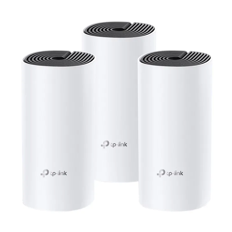 TP-Link Deco E4 AC1200 Mbps Ethernet Dual-Band Wi-Fi System (3-Pack) TP-Link Deco E4 AC1200 Mbps Ethernet Dual-Band Wi-Fi System (3-Pack)