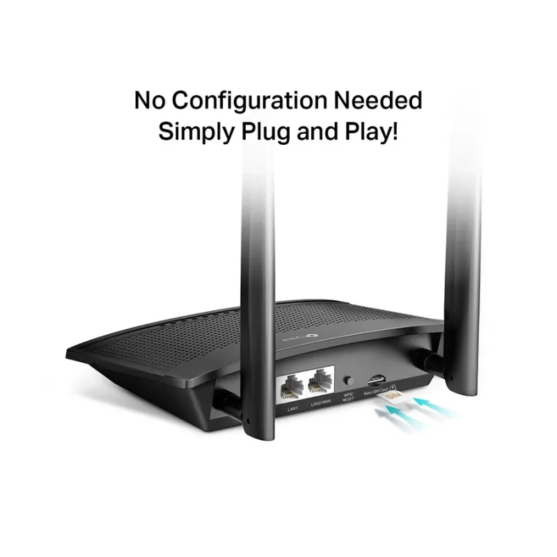 TP-Link TL-MR100 Ethernet 300 Mbps Wi-Fi Router TP-Link TL-MR100 Ethernet 300 Mbps Wi-Fi Router