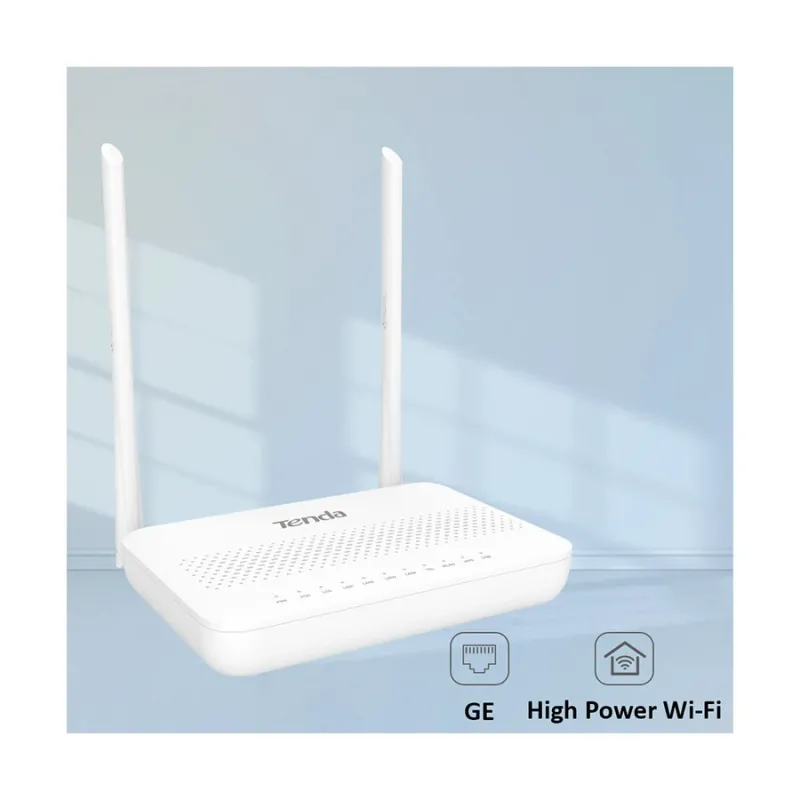 Tenda HG6 N300 Mbps GPON ONT Ethernet Single-Band Wi-Fi Router Tenda HG6 N300 Mbps GPON ONT Ethernet Single-Band Wi-Fi Router