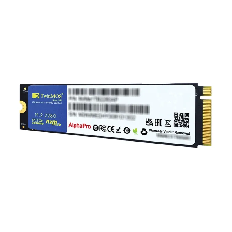 Twinmos Alpha Pro 256GB M.2 2280 PCIe NVMe Gen.3 SSD Twinmos Alpha Pro 256GB M.2 2280 PCIe NVMe Gen.3 SSD