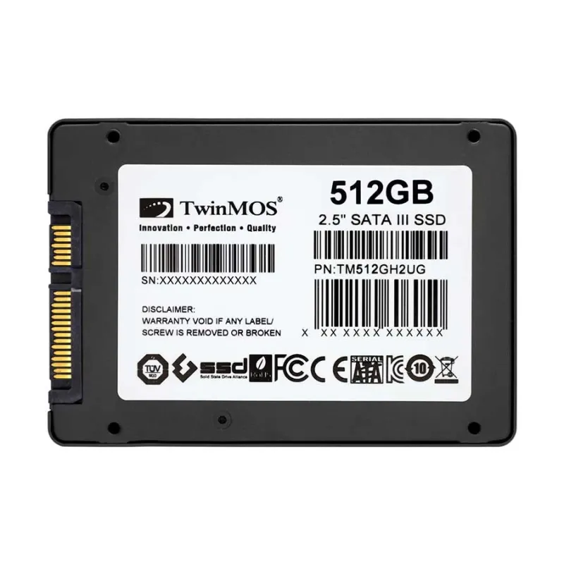Twinmos Hyper H2 Ultra 512GB 2.5 Inch SATAIII Laser Engraved Internal SSD