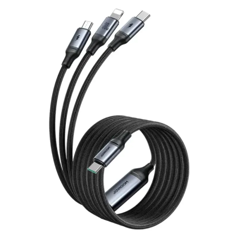 Joyroom S-A21 30W Type-C to 3-in-1 Fast Charging Cable Joyroom S-A21 30W Type-C to 3-in-1 Fast Charging Cable