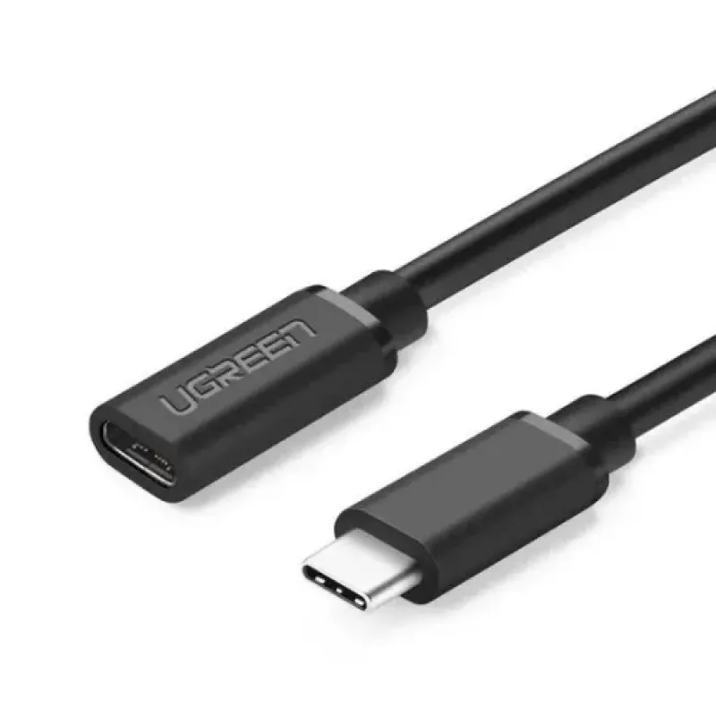 UGREEN 40574 USB Type C Male to Female 0.5m Extension Cable UGREEN 40574 USB Type C Male to Female 0.5m Extension Cable