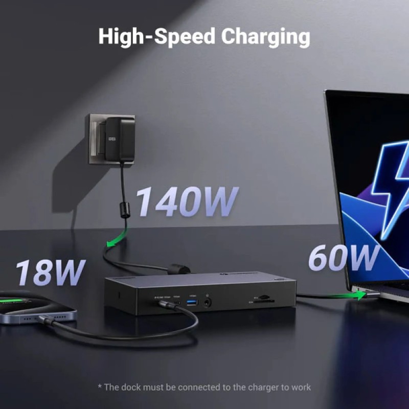 UGREEN Revodok Max 313 U709 (25085EU) 13-in-1 Docking Station UGREEN Revodok Max 313 U709 (25085EU) 13-in-1 Docking Station