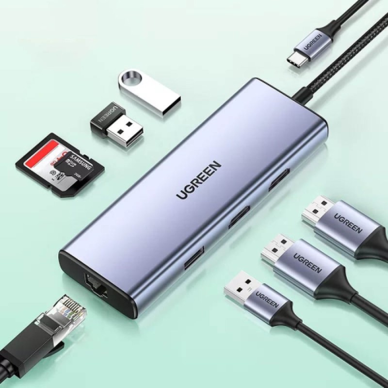 UGREEN CM490 (90119) USB-C Multifunction 9-in-1 Docking Station UGREEN CM490 (90119) USB-C Multifunction 9-in-1 Docking Station