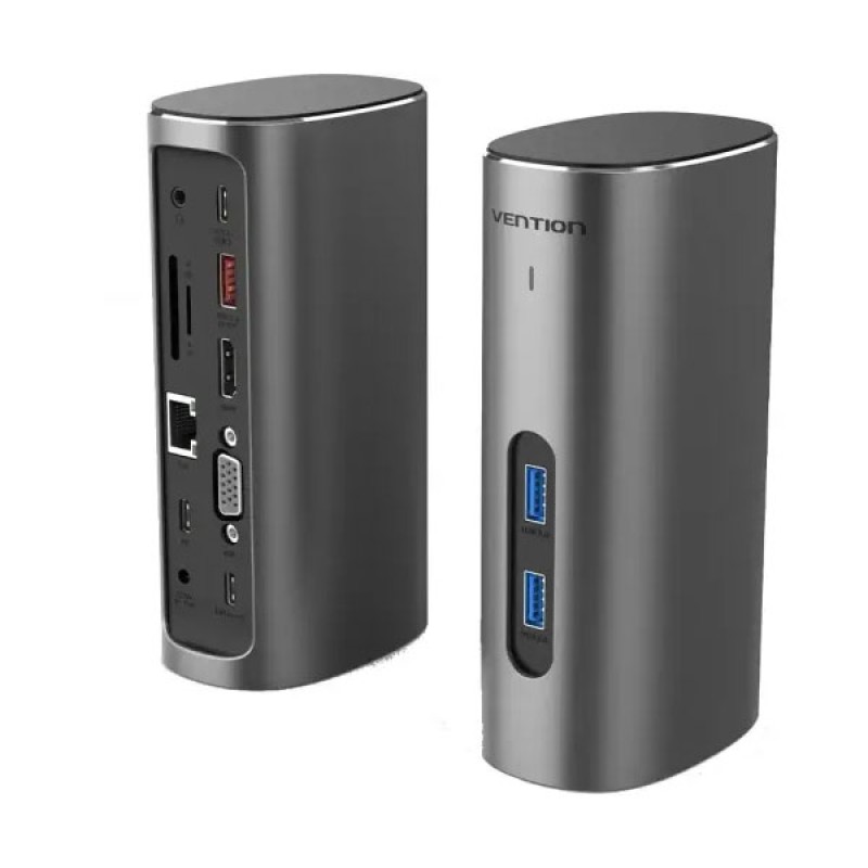 VENTION TPJH0-EU USB-C 12-in-1 Vertical Hub Docking Station VENTION TPJH0-EU USB-C 12-in-1 Vertical Hub Docking Station