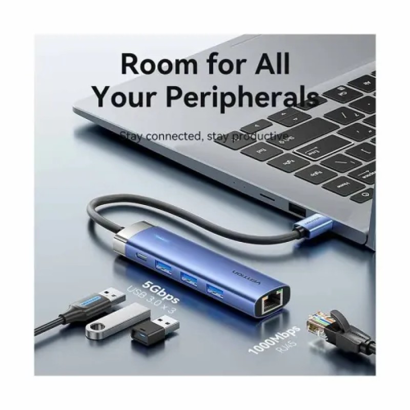 Vention TGFSB USB 3.0 5-in-1 Multifunctional Docking Station Vention TGFSB USB 3.0 5-in-1 Multifunctional Docking Station