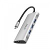 WiWU Alpha 631STR 6-in-1 Multi-function Type-C Hub Adapter WiWU Alpha 631STR 6-in-1 Multi-function Type-C Hub Adapter