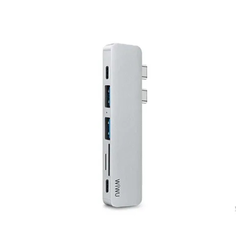 WiWU T8 USB 7-in-1 Type-C Hub Adapter WiWU T8 USB 7-in-1 Type-C Hub Adapter