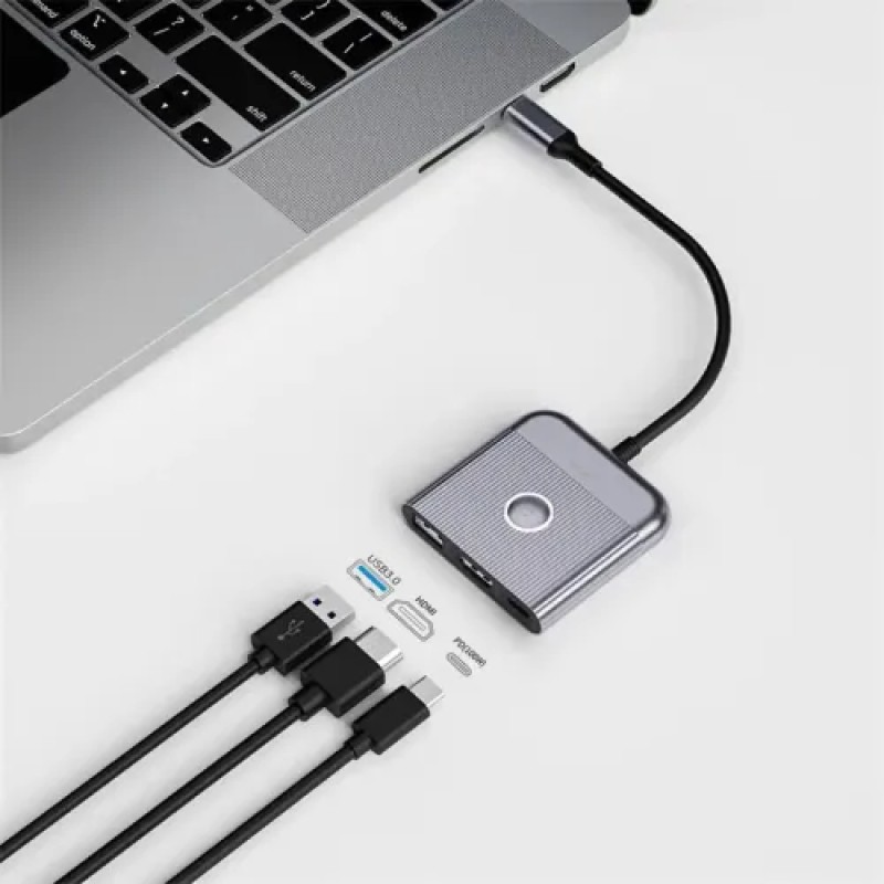 WiWU Travel 3 In 1 Type-C Hub WiWU Travel 3 In 1 Type-C Hub