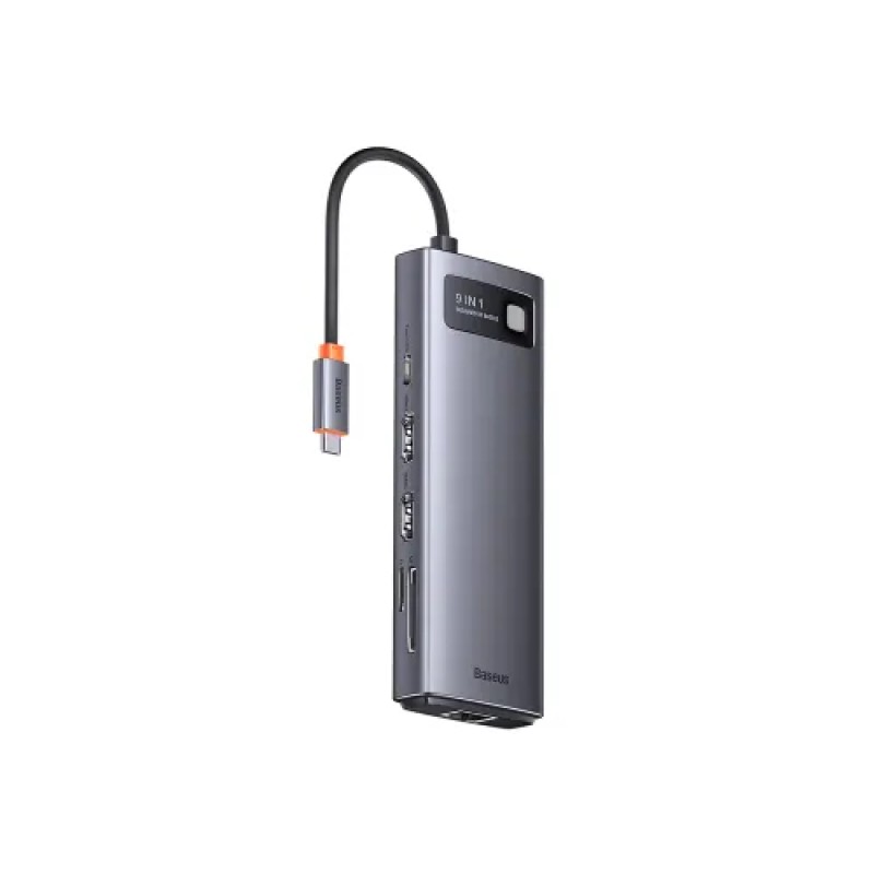Baseus Metal Gleam Series 9-in-1 Multifunctional Type-C HUB Baseus Metal Gleam Series 9-in-1 Multifunctional Type-C HUB