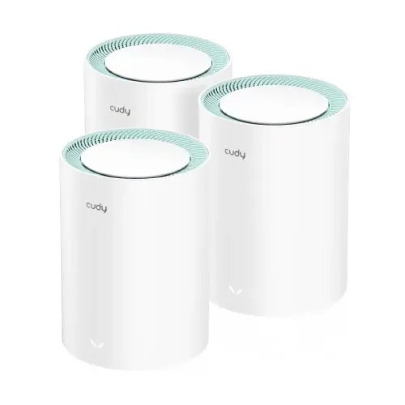 Cudy M1300 AC1200 Dual Band Gigabit Mesh Router (3 Pack) Cudy M1300 AC1200 Dual Band Gigabit Mesh Router (3 Pack)