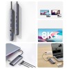 Baseus Metal Gleam Series 8-in-1 Multifunctional Type-C HUB Baseus Metal Gleam Series 8-in-1 Multifunctional Type-C HUB