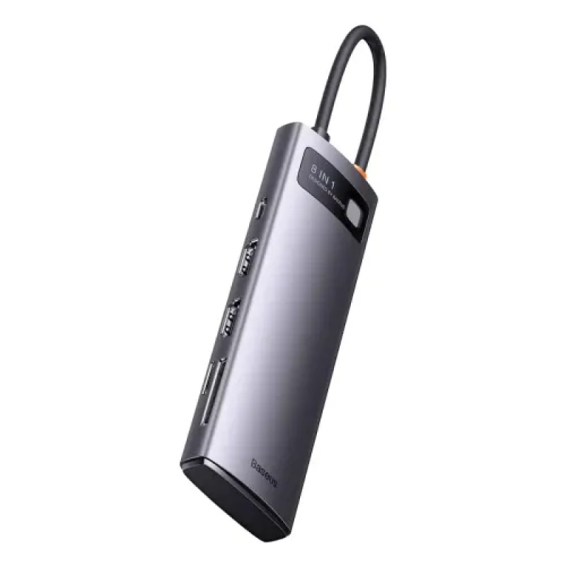 Baseus Metal Gleam Series 8-in-1 Multifunctional Type-C HUB Baseus Metal Gleam Series 8-in-1 Multifunctional Type-C HUB